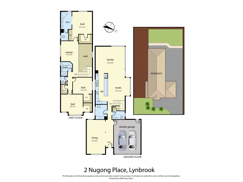 2 Nugong Place, Lynbrook VIC 3975 Floorplan
