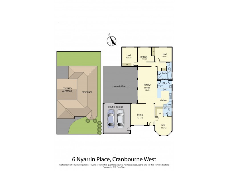 6 Nyarrin Place, Cranbourne West VIC 3977 Floorplan