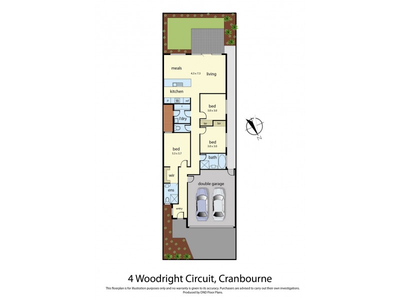 4 Woodright Circuit, Cranbourne VIC 3977 Floorplan