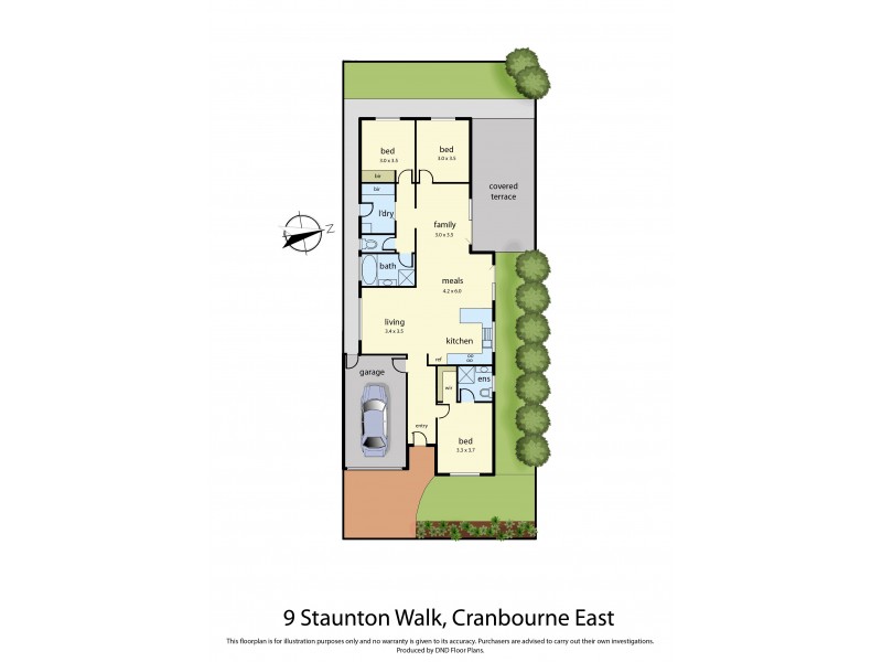 9 Staunton Walk, Cranbourne East VIC 3977 Floorplan