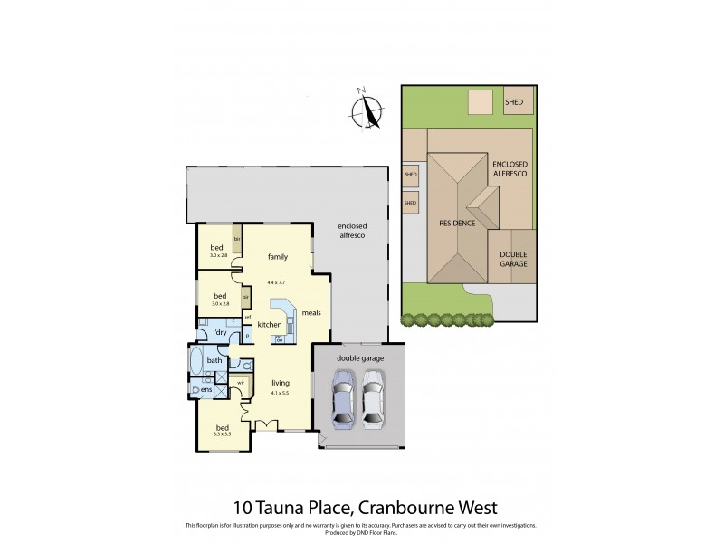 10 Tauna Place, Cranbourne West VIC 3977 Floorplan
