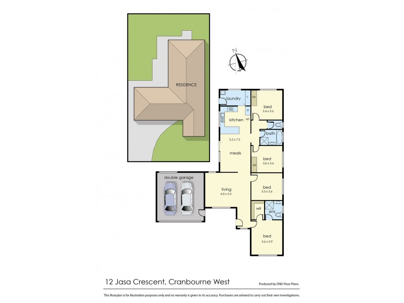 12 Jasa Crescent, Cranbourne West VIC 3977 Floorplan
