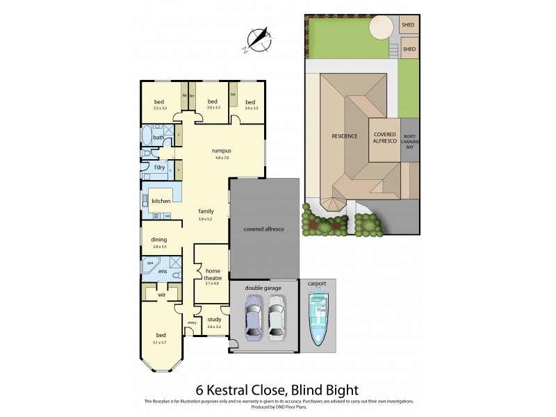 6 Kestral Close, Blind Bight VIC 3980 Floorplan