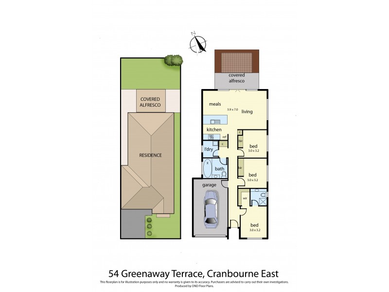 54 Greenaway Terrace, Cranbourne East VIC 3977 Floorplan