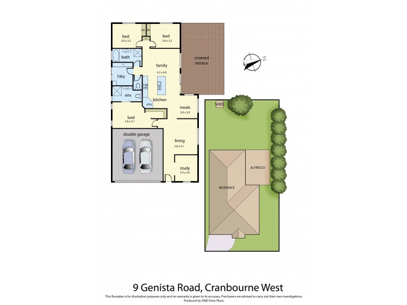9 Genista Road, Cranbourne West VIC 3977 Floorplan