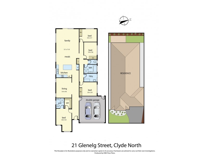 21 Glenelg Street, Clyde North VIC 3978 Floorplan
