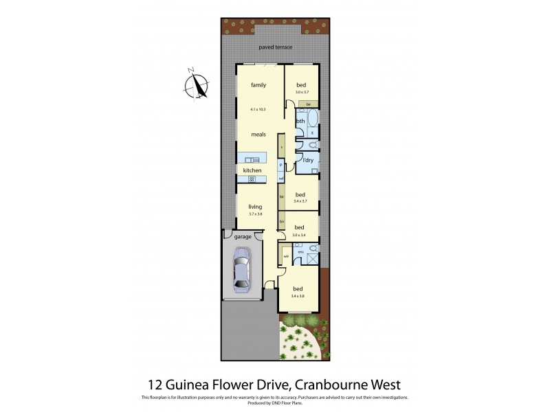 12 Guinea Flower Drive, Cranbourne West VIC 3977 Floorplan
