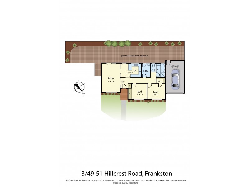 3/49-51 Hillcrest Road, Frankston VIC 3199 Floorplan