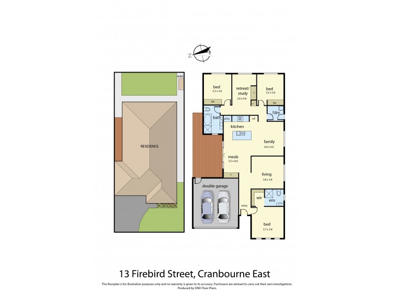 13 Firebird Street, Cranbourne East VIC 3977 Floorplan