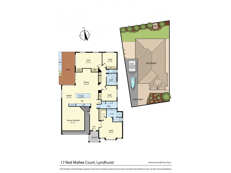 17 Red Mallee Court, Lyndhurst VIC 3975 Floorplan