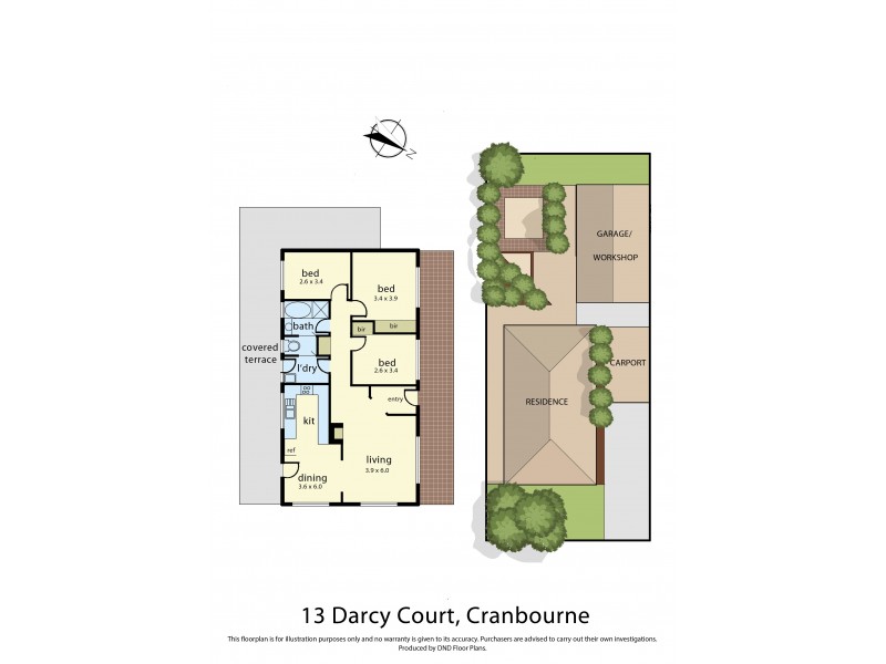 13 Darcy Court, Cranbourne VIC 3977 Floorplan