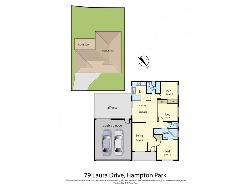 79 Laura Drive, Hampton Park VIC 3976 Floorplan