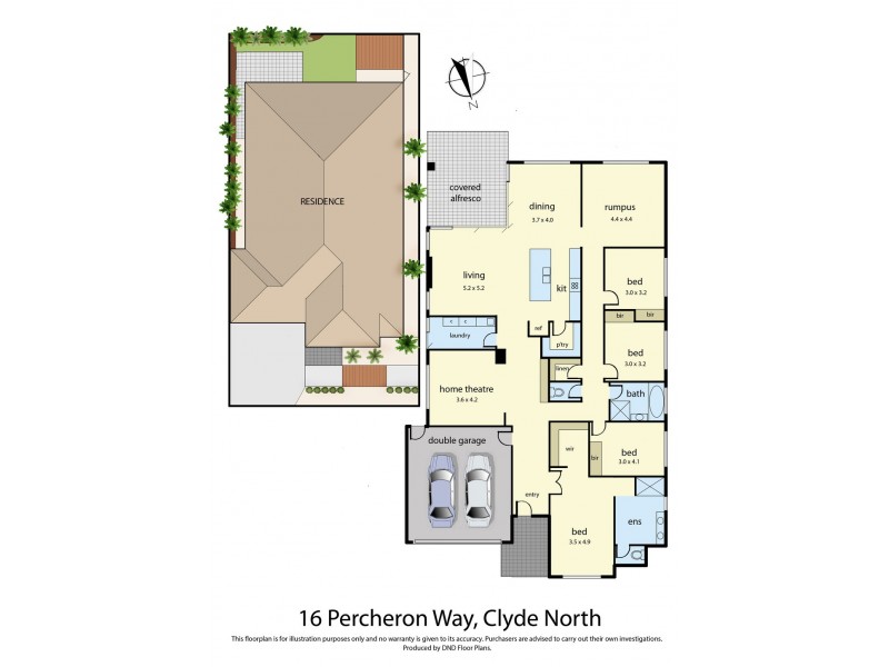 16 Percheron Way, Clyde North VIC 3978 Floorplan