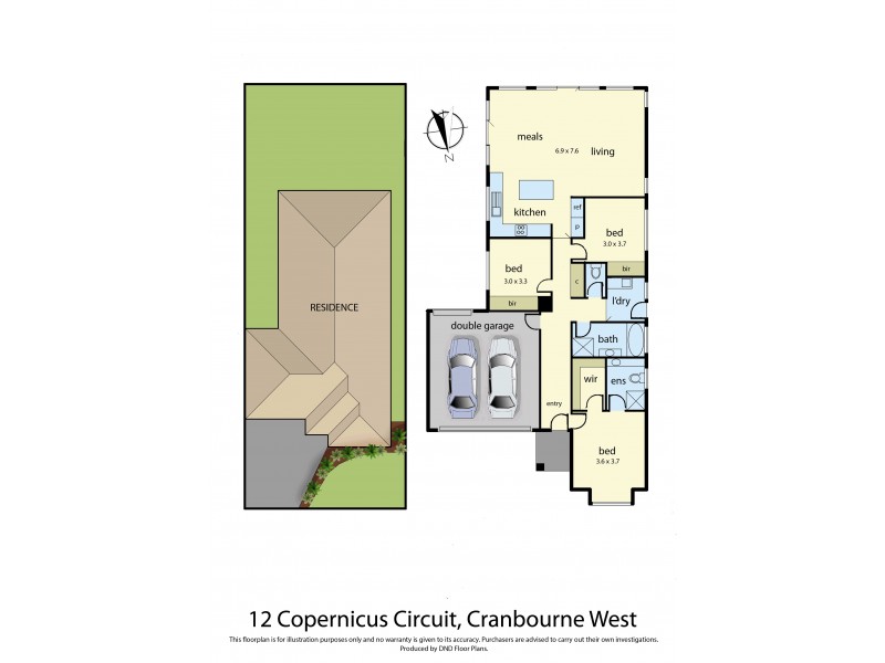 12 Copernicus Circuit, Cranbourne West VIC 3977 Floorplan