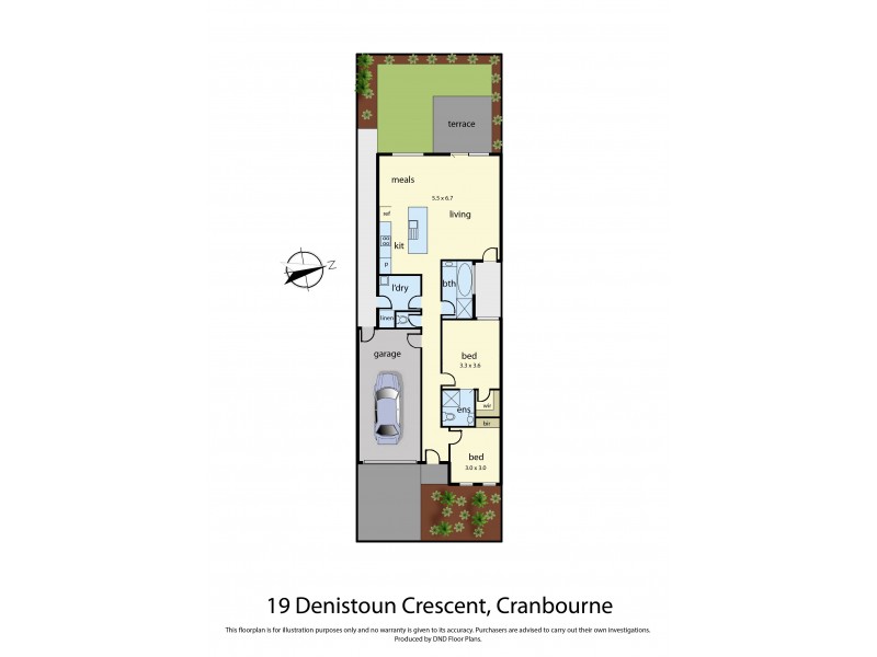19 Denistoun Crescent, Cranbourne VIC 3977 Floorplan