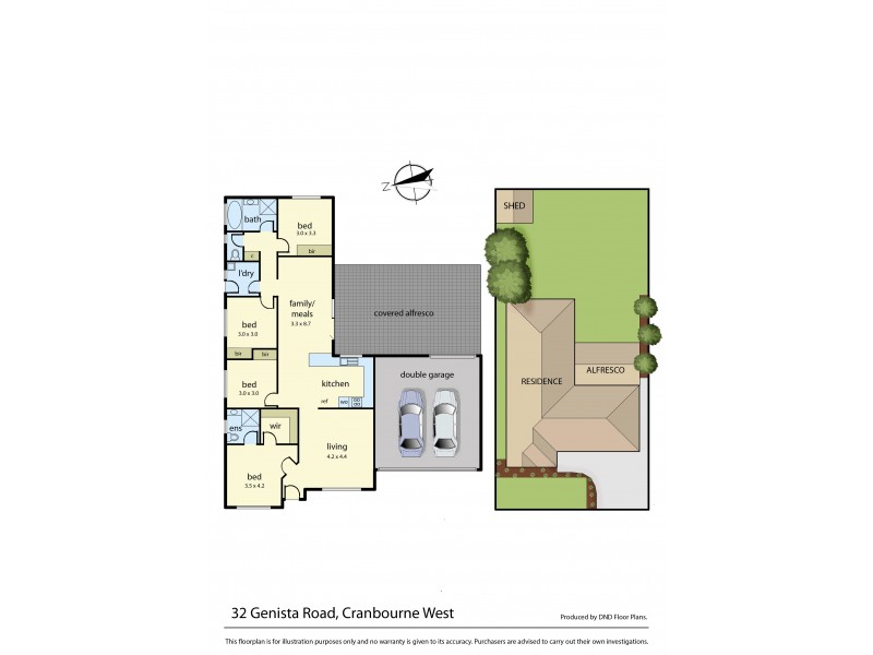 32 Genista Road, Cranbourne West VIC 3977 Floorplan