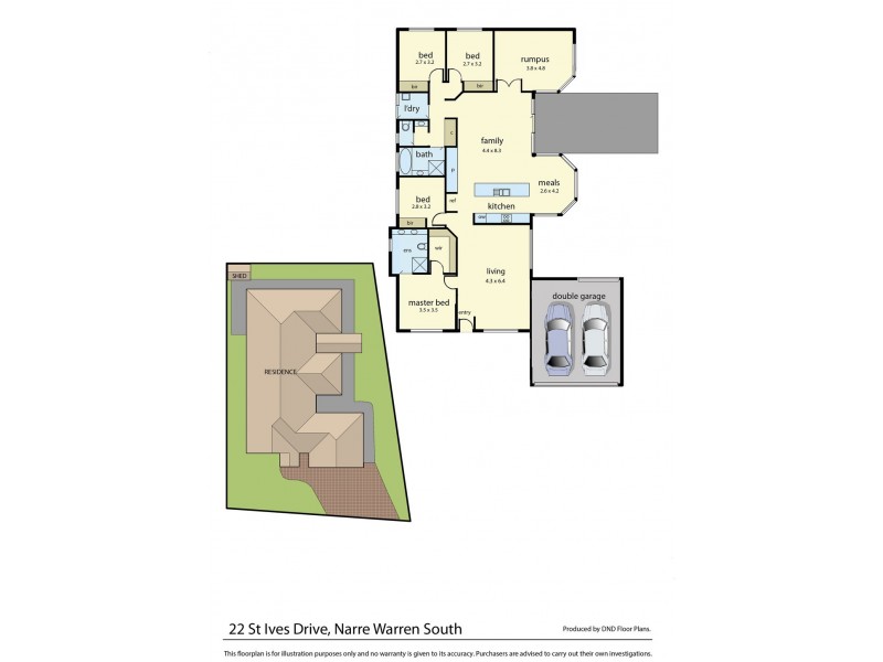 22 St Ives Drive, Narre Warren South VIC 3805 Floorplan