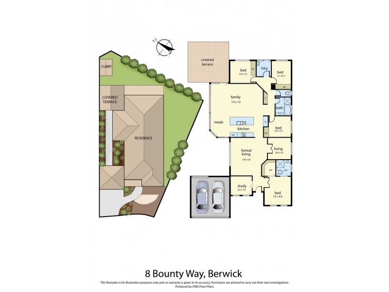8 Bounty Way, Berwick VIC 3806 Floorplan