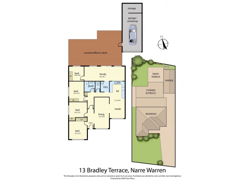 13 Bradley Terrace, Narre Warren VIC 3805 Floorplan