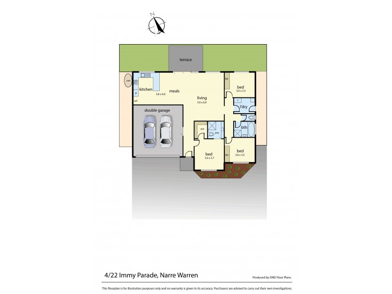 4/22 Immy Parade, Narre Warren VIC 3805 Floorplan