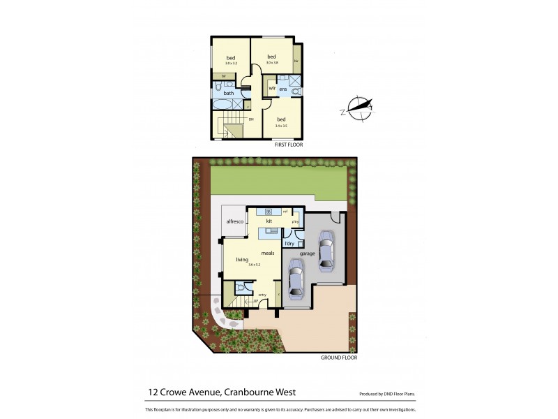 12 Crowe Avenue, Cranbourne West VIC 3977 Floorplan