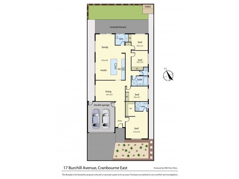 17 Burchill Avenue, Cranbourne East VIC 3977 Floorplan