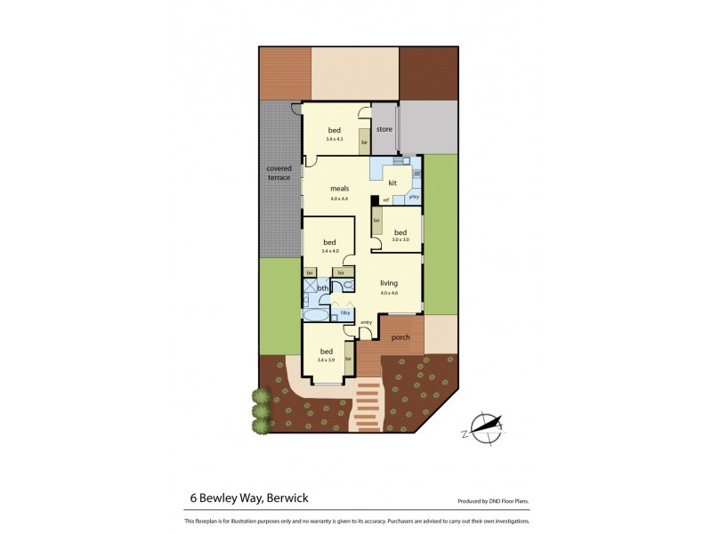 6 Bewley Way, Berwick VIC 3806 Floorplan