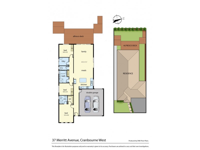 37 Merritt Avenue, Cranbourne West VIC 3977 Floorplan