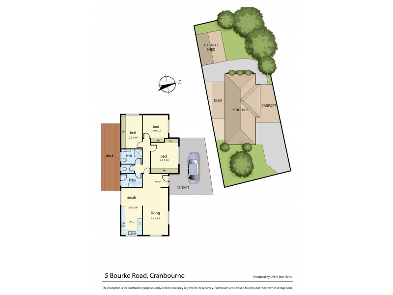 5 Bourke Road, Cranbourne VIC 3977 Floorplan