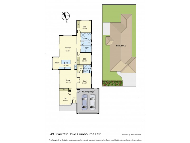 49 Briarcrest Drive, Cranbourne East VIC 3977 Floorplan