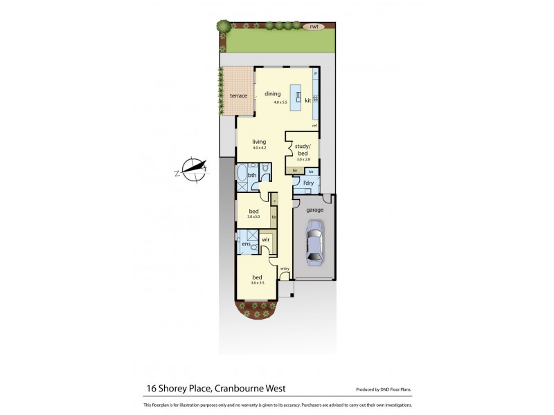 16 Shorey Place, Cranbourne West VIC 3977 Floorplan