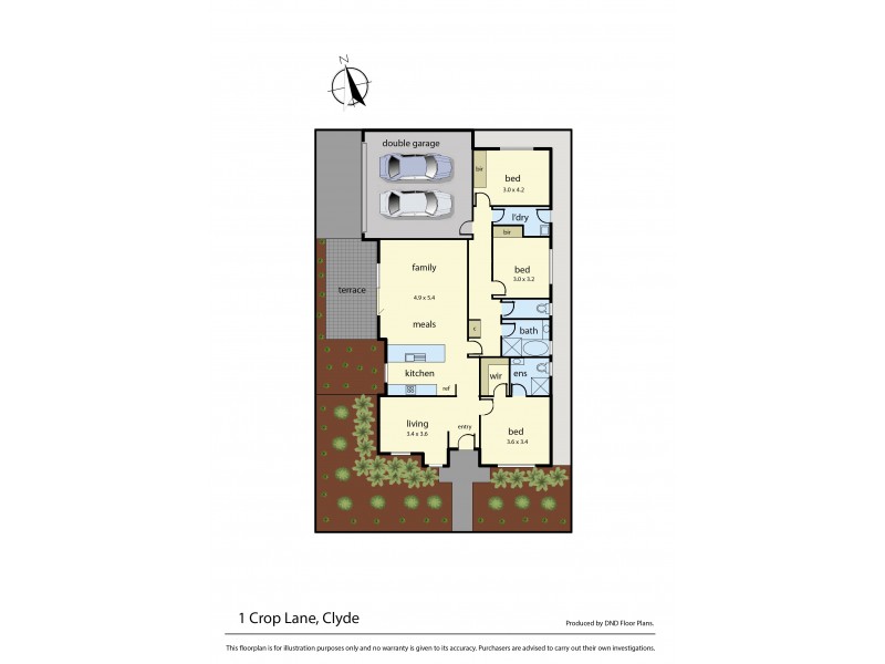 1 Crop Lane, Clyde VIC 3978 Floorplan