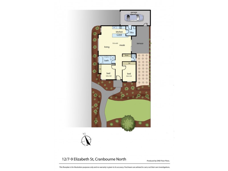 unit 12/7-9 Elizabeth Street, Cranbourne North VIC 3977 Floorplan