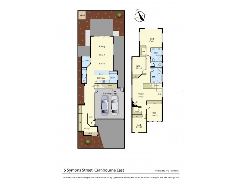 5 Symons Street, Cranbourne East VIC 3977 Floorplan