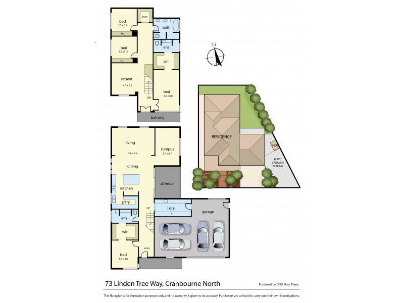 73 Linden Tree Way, Cranbourne North VIC 3977 Floorplan