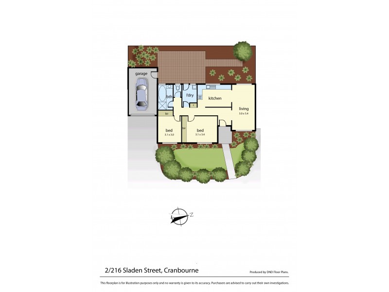 2/216 Sladen Street, Cranbourne VIC 3977 Floorplan