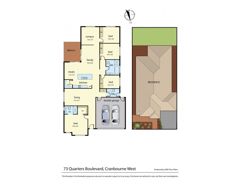 73 Quarters Boulevard, Cranbourne West VIC 3977 Floorplan