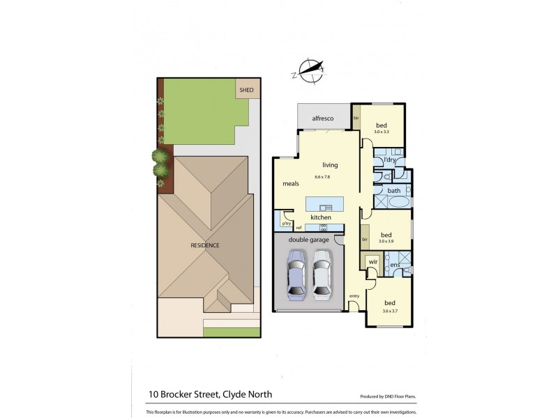 10 Brocker Street, Clyde North VIC 3978 Floorplan