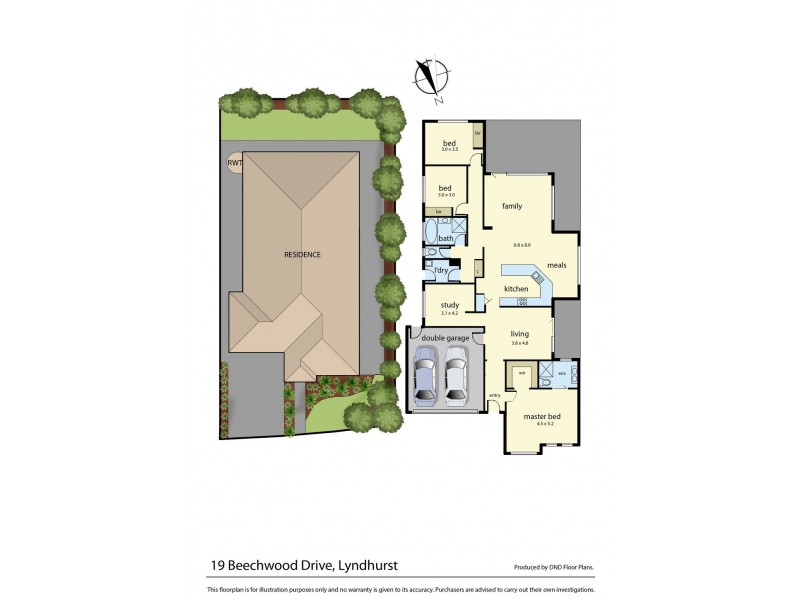 19 Beechwood Drive, Lyndhurst VIC 3975 Floorplan