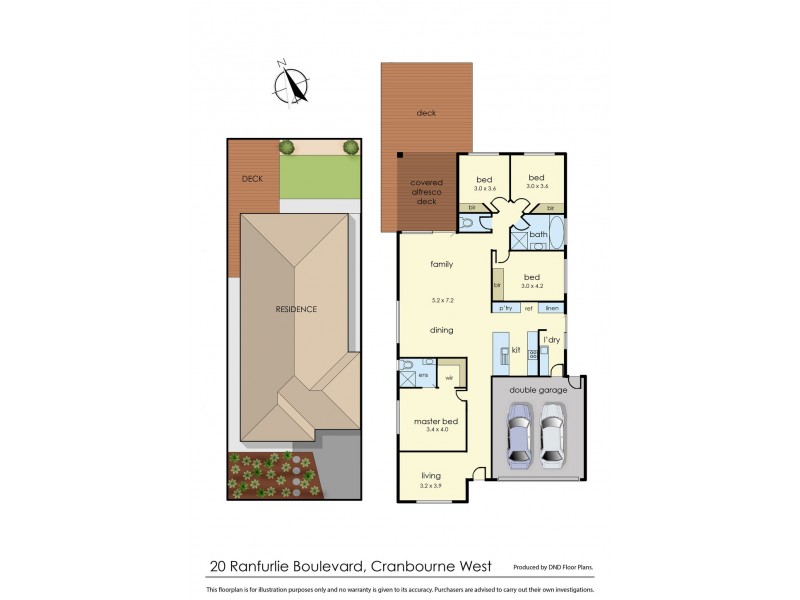 20 Ranfurlie Boulevard, Cranbourne West VIC 3977 Floorplan