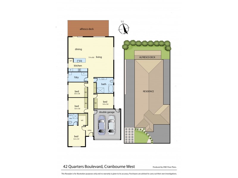 42 Quarters Boulevard, Cranbourne West VIC 3977 Floorplan