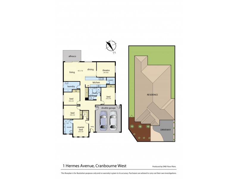 1 Hermes Avenue, Cranbourne West VIC 3977 Floorplan