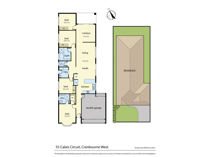 55 Calais Circuit, Cranbourne West VIC 3977 Floorplan