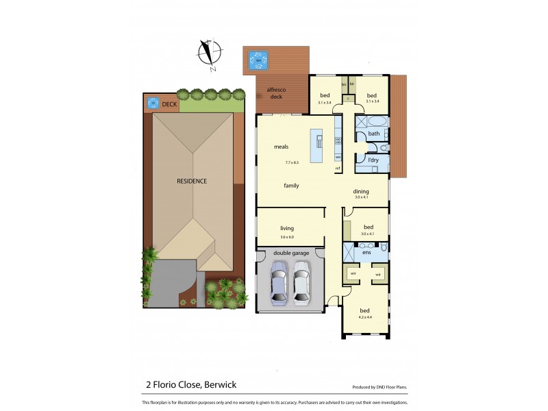 2 Florio Close, Berwick VIC 3806 Floorplan