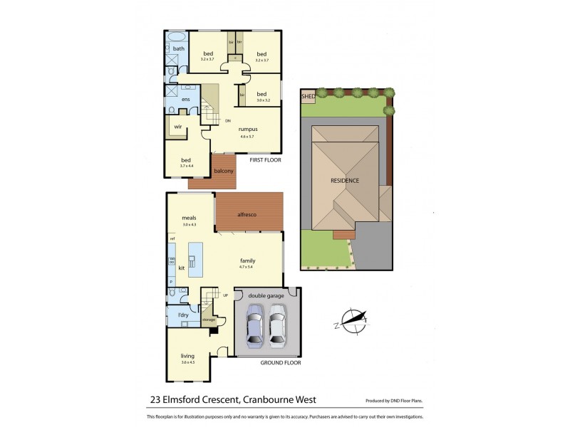 23 Elmsford Crescent, Cranbourne West VIC 3977 Floorplan