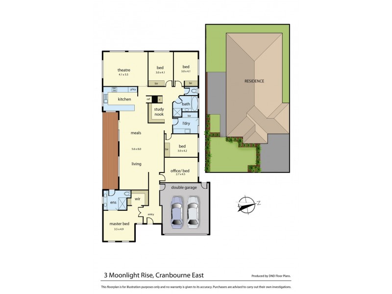 3 Moonlight Rise, Cranbourne East VIC 3977 Floorplan