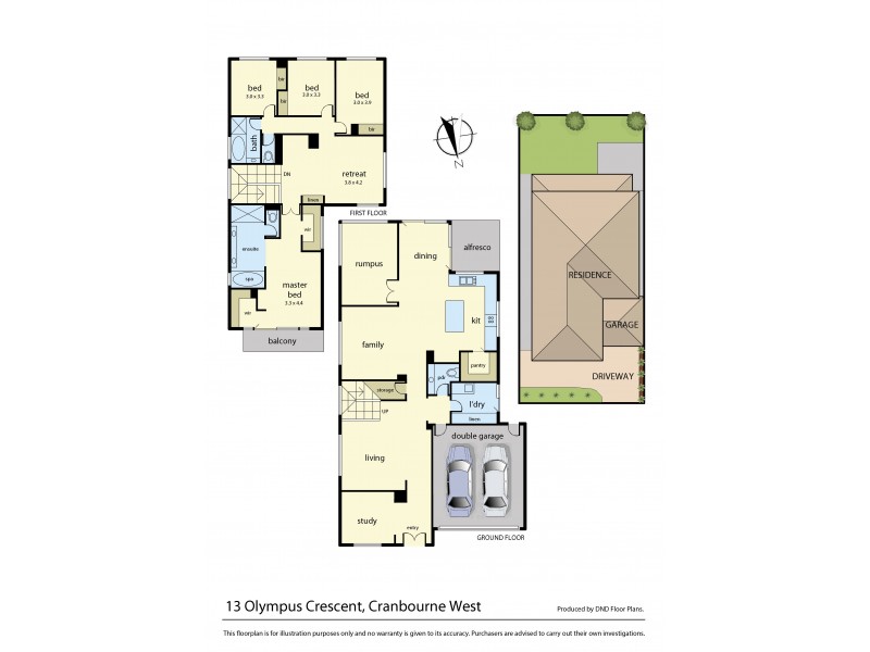13 Olympus Crescent, Cranbourne West VIC 3977 Floorplan
