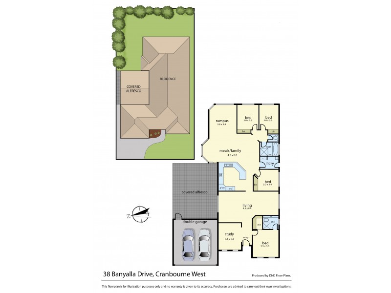 38 Banyalla Drive, Cranbourne West VIC 3977 Floorplan