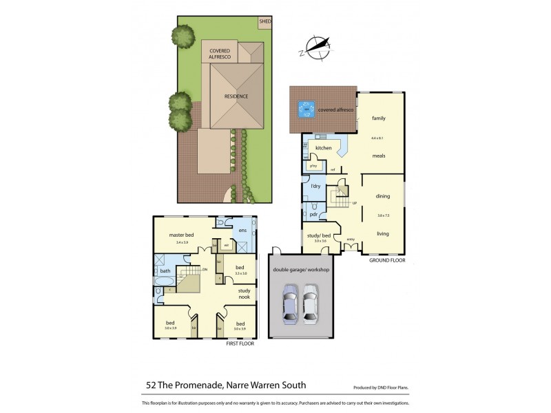 52 The Promenade, Narre Warren South VIC 3805 Floorplan