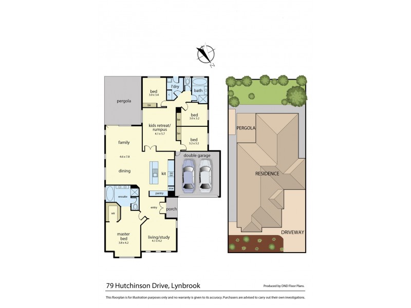 79 Hutchinson Drive, Lynbrook VIC 3975 Floorplan